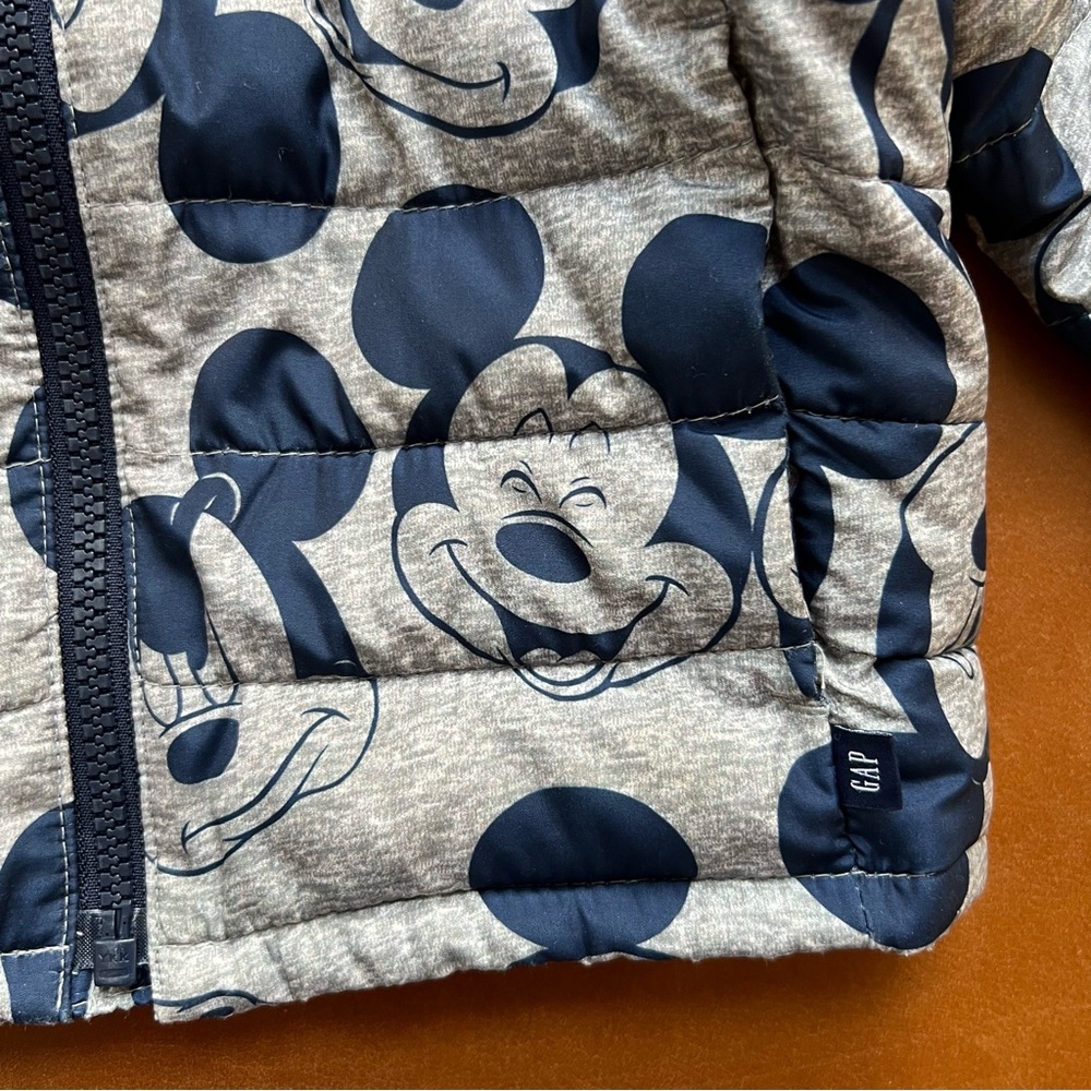 GAP Baby x Disney Mickey Mouse Puffer Jacket, 2T - Picture 4 of 10